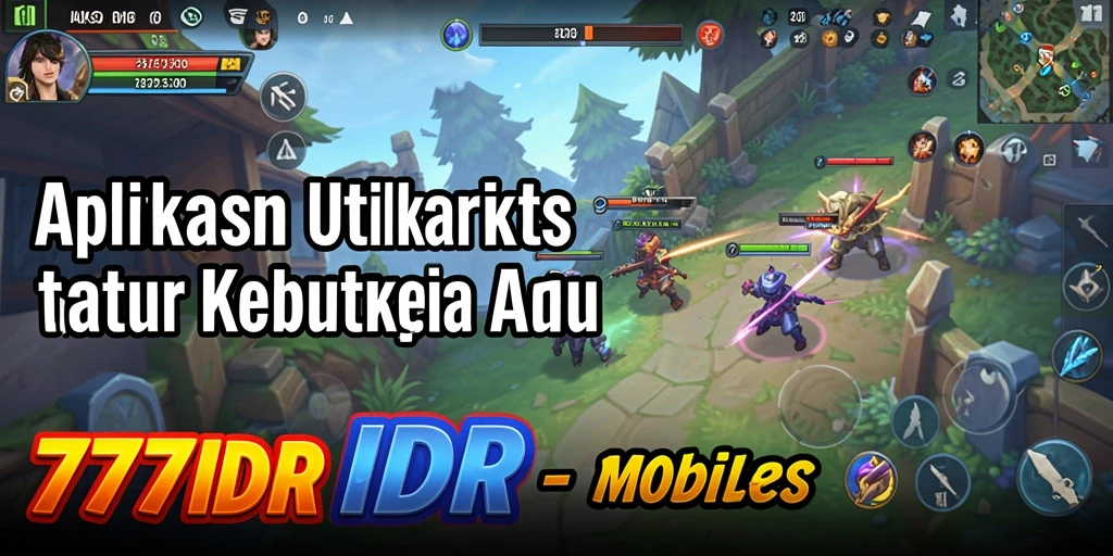 Tampilan antarmuka aplikasi 777IDR yang modern dan intuitif.