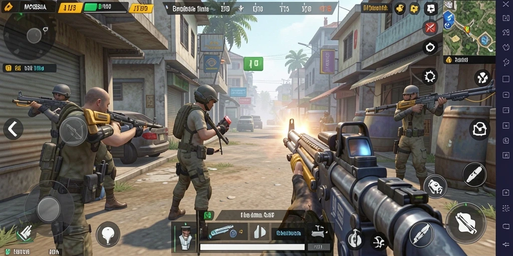 Gameplay seru dengan aksi pertempuran yang mendebarkan.